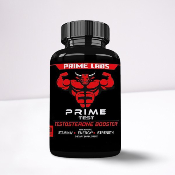 Prime Test by Prime Labs – Natural Testosterone Booster for Men | 90 Capsules | Energy, Strength & Stamina Support